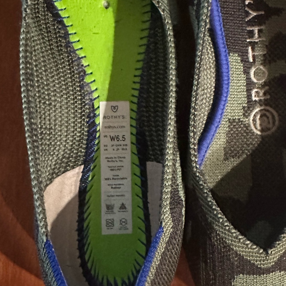 Rothy’s The Point In Spruce Camo - image 1